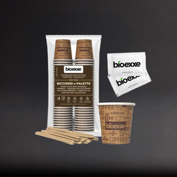 Kit bicchierini + palette zucchero | Set 50 pz.