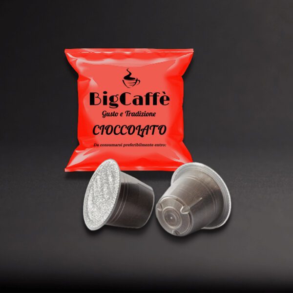 Capsula BigCaffè Cioccolato compatibile Nespresso* | Box da 20 pz.