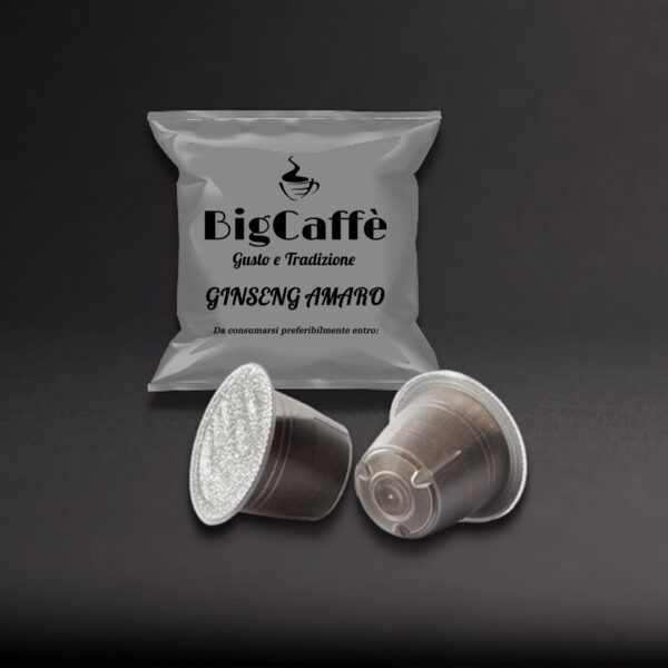Capsula BigCaffè Ginseng compatibile Nespresso* | Box da 20 pz.