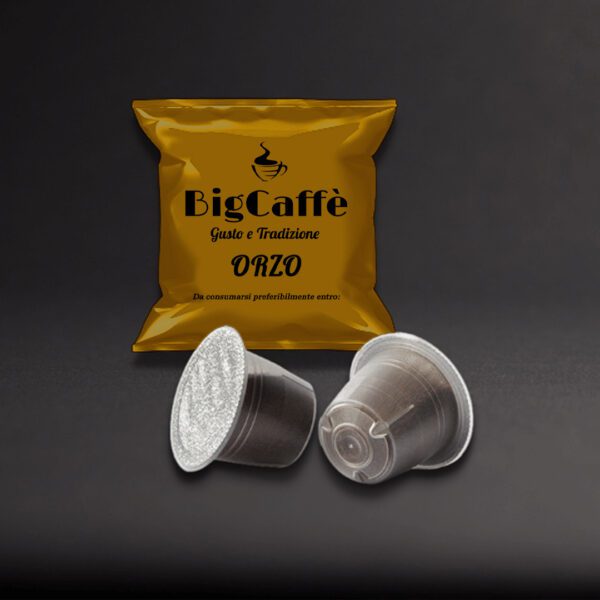 Capsula BigCaffè Orzo compatibile Nespresso* | Box da 20 pz.